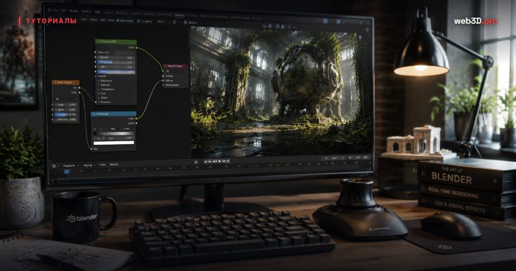 Blender для начинающих: как создать первую 3D модель с нуля за один вечер