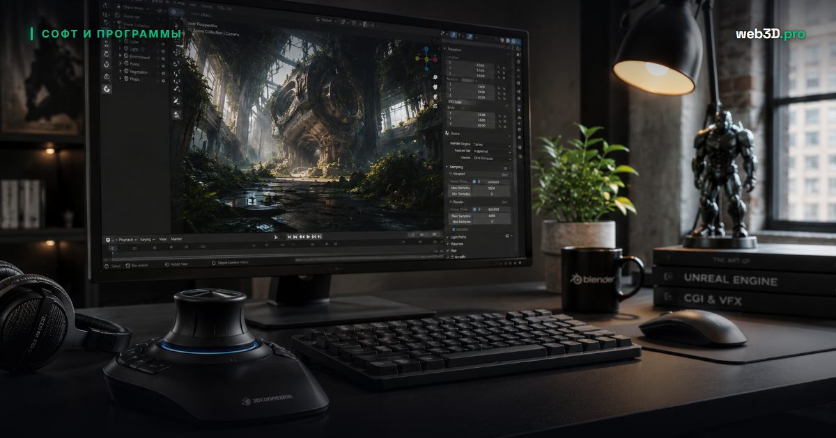 Unreal Engine 5 для 3D-художников: начало работы с Lumen и Nanite