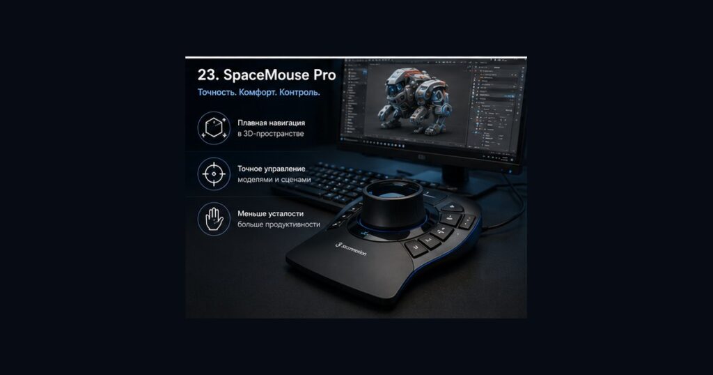 3Dconnexion SpaceMouse: стоит ли покупать 3D-мышь для работы в Blender и Maya