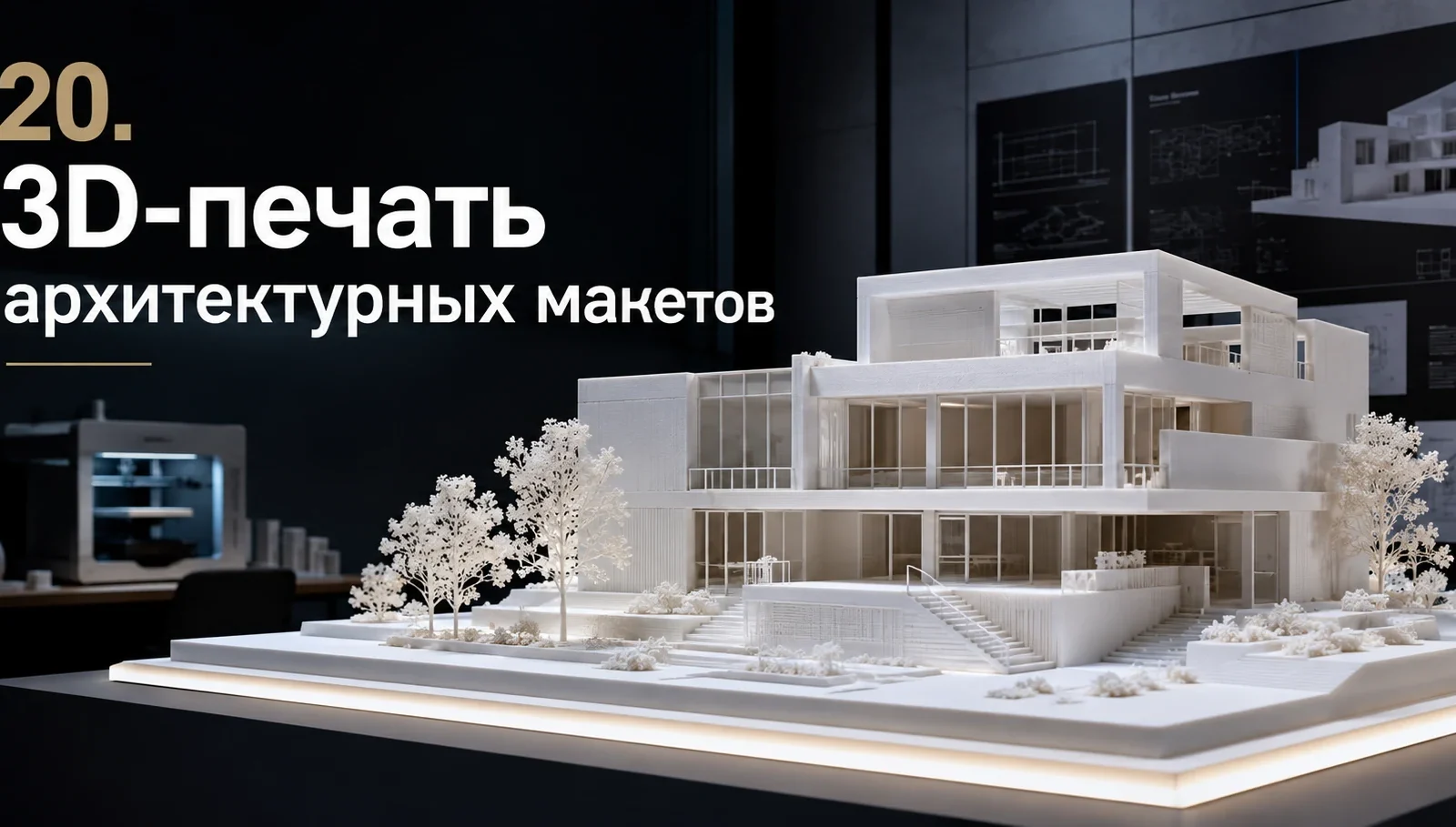 3D-печать архитектурных макетов: материалы, точность, постобработка