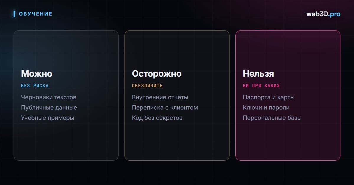 Безопасность данных при использовании ИИ: что нужно знать
