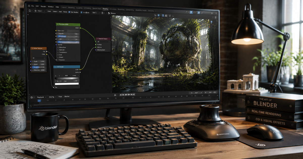 Shader Editor продвинутый: создаём процедурные материалы с нуля