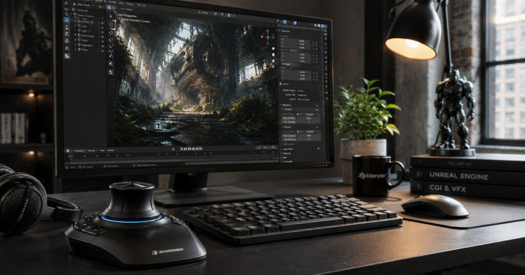 Cycles X 2026: ускоряем рендер в Blender без потери качества