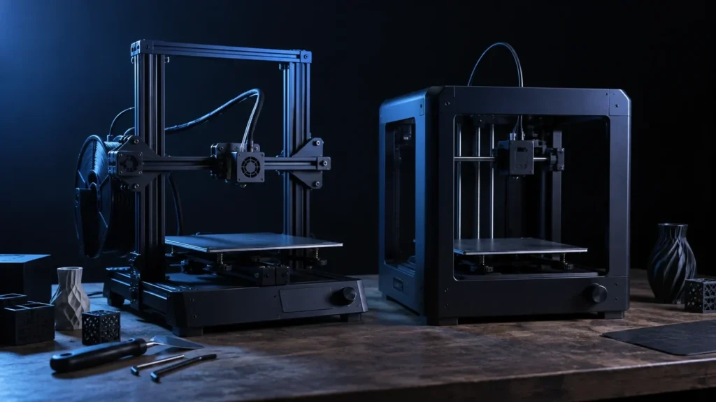 Два принтера для новичка рядом. Bambu Lab A1 mini против Ender-3 V3 SE: что брать новичку