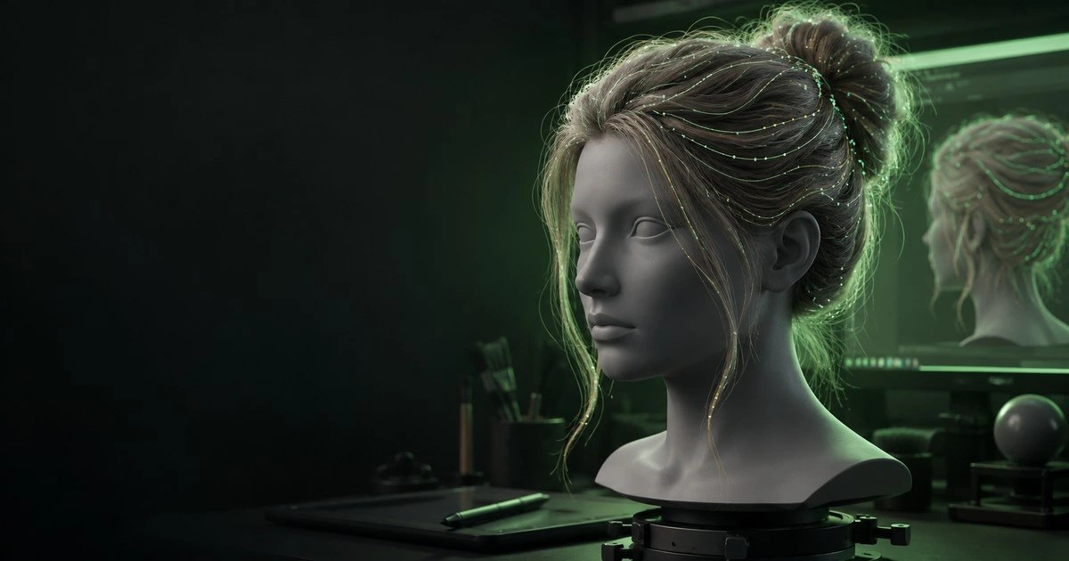 Волосы в Blender 4.x: новая система груминга по шагам