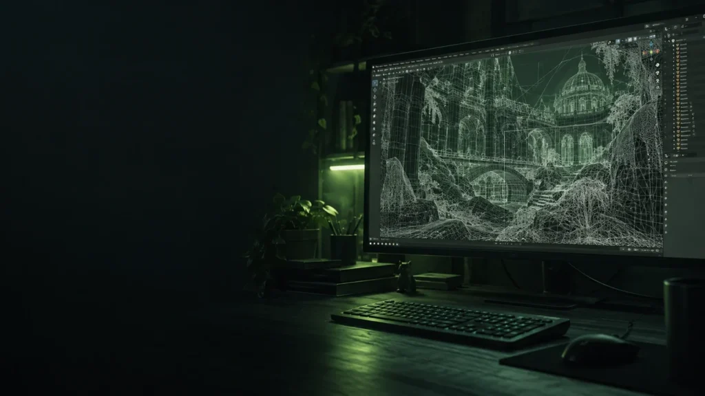 Вьюпорт с тяжёлой сценой и падающим отсчётом кадров. Blender тормозит: разбираем причины от вьюпорта до драйверов