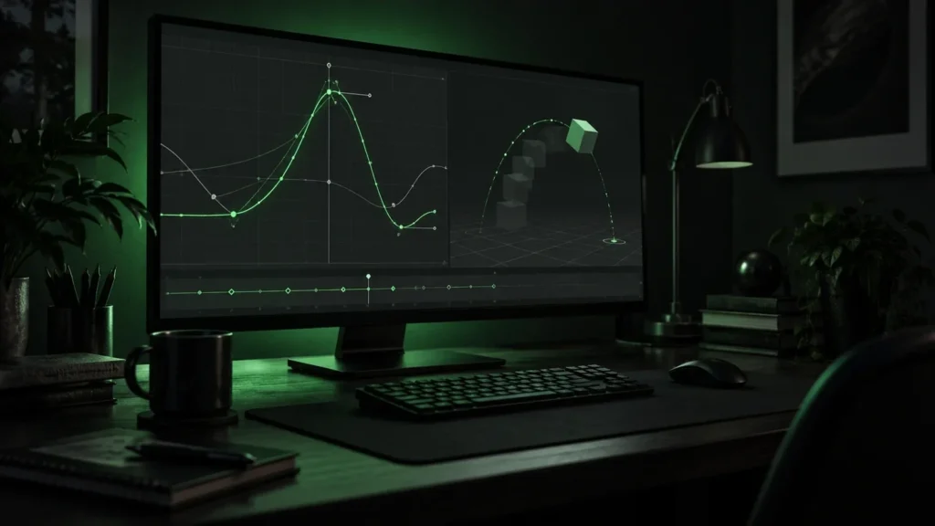 Кривые анимации в редакторе. Graph Editor в Blender: чистим кривые и убираем дёрганье