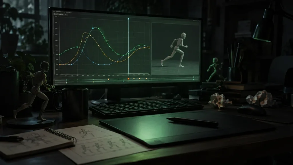 Кривые анимации в редакторе. Graph Editor в Blender: чистим кривые и убираем дёрганье
