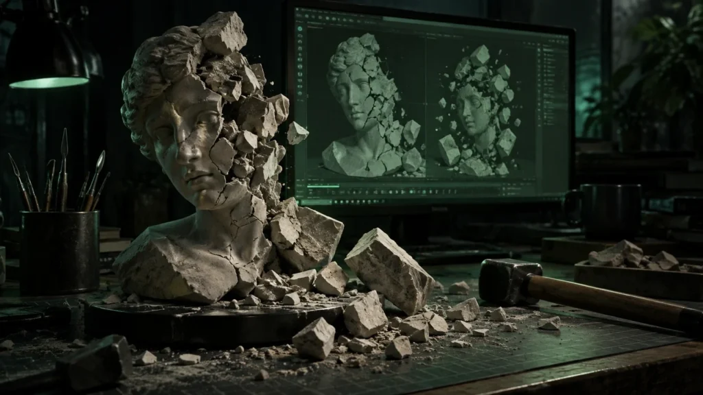 Разрушенный объект с осколками. Разрушение объекта в Blender: Cell Fracture и осколки